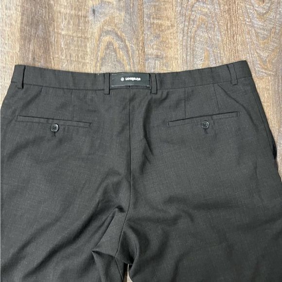 Strellson Pants Mens 37x31 Charcoal Gray 100% Virgin Wool Livio Dress Pants - Picture 7 of 12